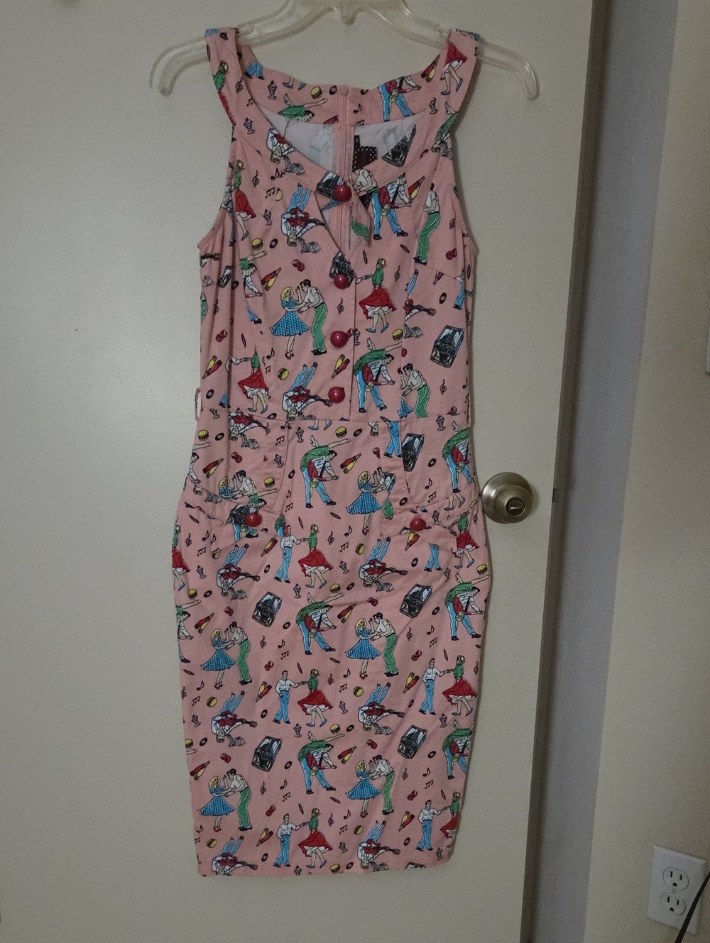 Voodoo Vixen Rockabilly Dress Medium